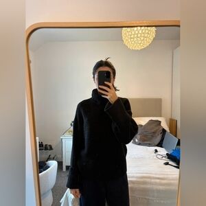 Black Turtleneck Sweater